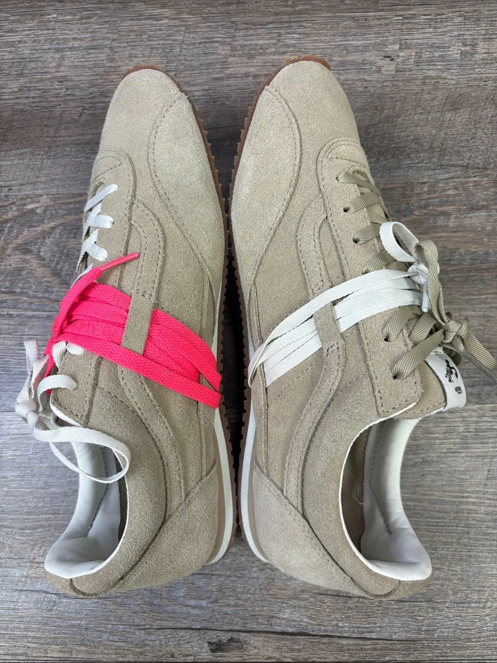 Vans Serio Suede Sneakers Tan/Khaki Men’s 9.5 Women’s 11 Retro Runner